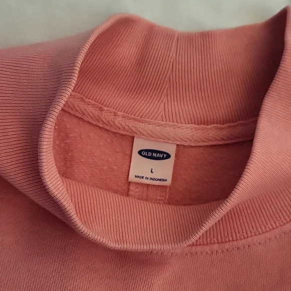 Oldnavy size large oversize coral sweatshirt - Picture 8 of 9